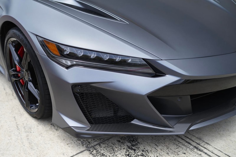 Honda Acura Final NSX Type S раскрывает суперкары JDM Honda NSX Gotham Grey Matte Metallic Brembo Monterey