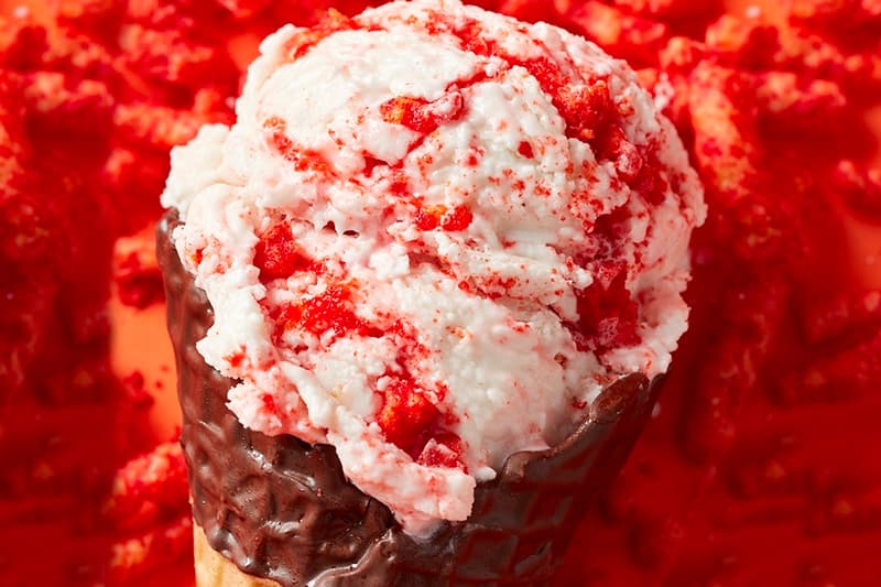 Marble Slab Creamery Hot Cheetos Ice Cream Cone Frito-Lay