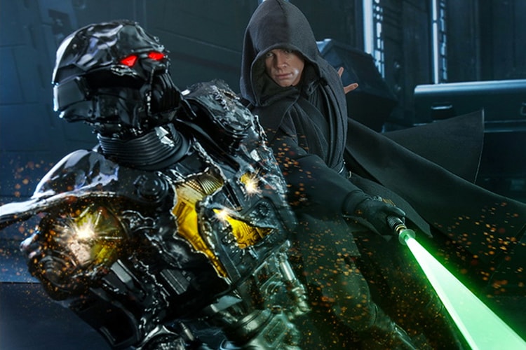 Hot Toys Re-Creates Luke Skywalker’s Dark Trooper-Slaying Scene From 'The Mandalorian'