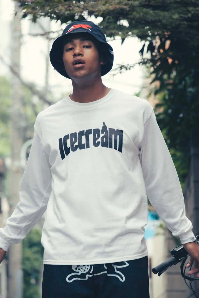 BBC Icecream FW21 Fall Winter 2021 pharrell williams collection lookbook bucket hat teddy coat t-shirt pins drop release info 