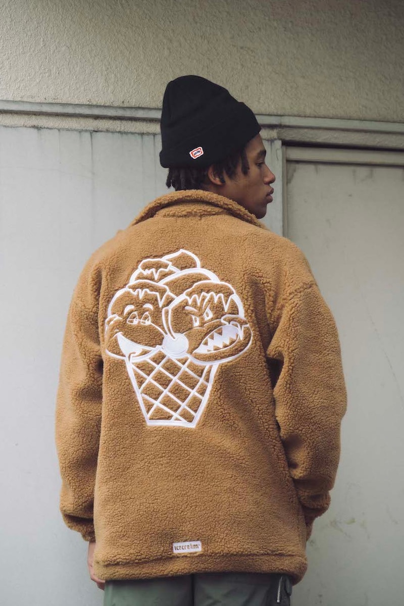 BBC Icecream FW21 Fall Winter 2021 pharrell williams collection lookbook bucket hat teddy coat t-shirt pins drop release info 