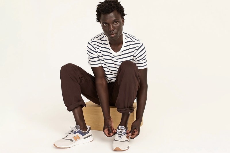 j crew new balance 997h trek green teal grey raincloud white orange release details information aZ777
