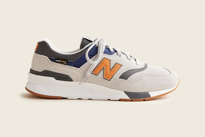 j crew new balance 997h trek green teal grey raincloud white orange release details information aZ777