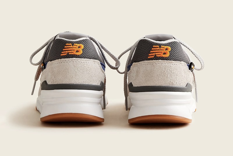 j crew new balance 997h trek green teal grey raincloud white orange release details information aZ777