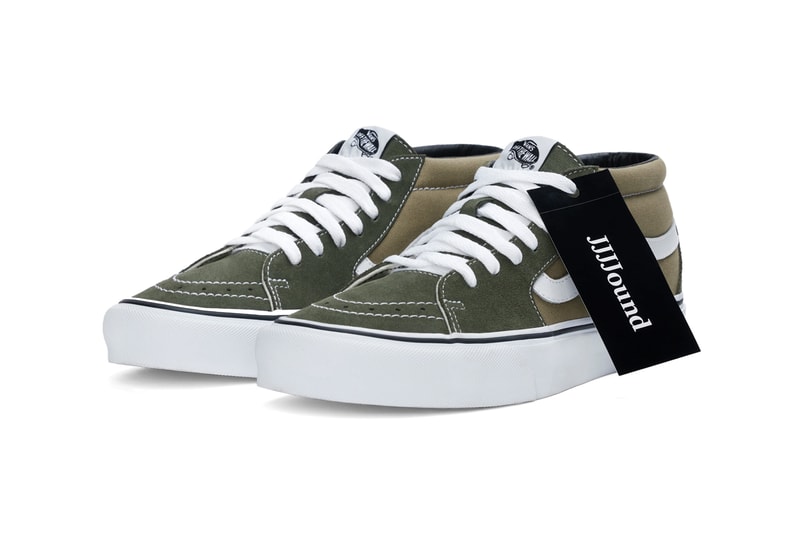 jjjjound justin saunders vault by vans style 37 sk8 mid black brown olive green official release date info photos price store list buying guide