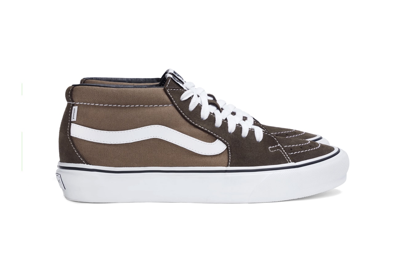 jjjjound justin saunders vault by vans style 37 sk8 mid black brown olive green official release date info photos price store list buying guide