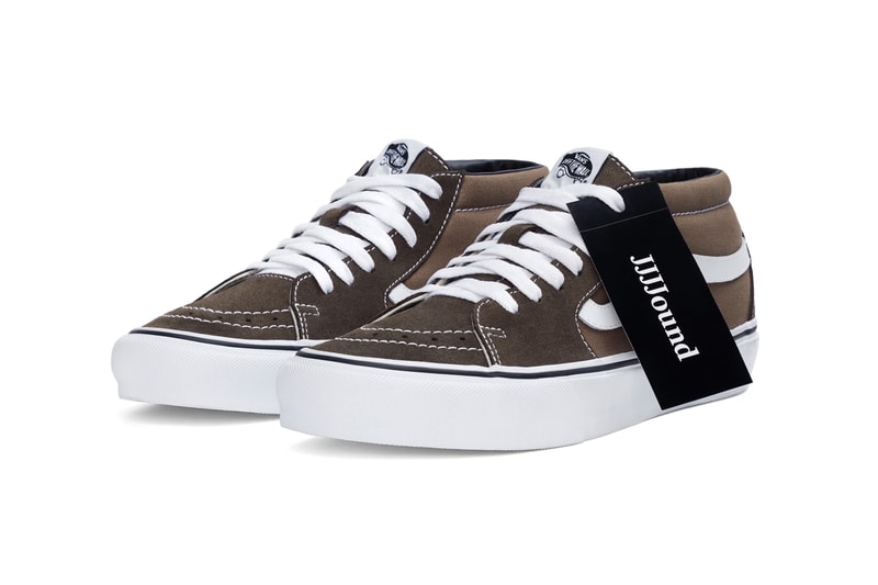 jjjjound justin saunders vault by vans style 37 sk8 mid black brown olive green official release date info photos price store list buying guide