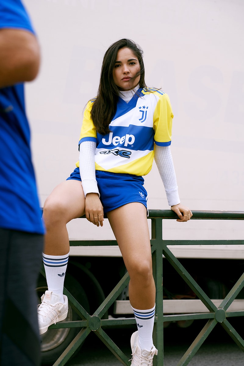 juventus adidas third kit football soccer 2021/22 release details blue yellow ronaldo