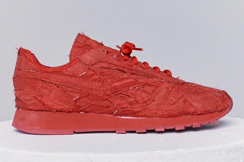 kanghyuk reebok classic leather recycled airbags red 25 pairs dover street market london official release date info photos price store list buying guide