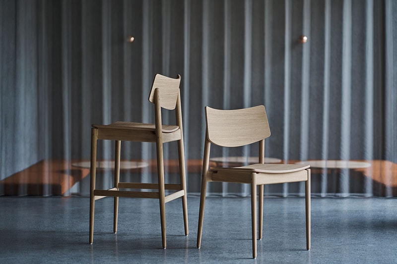 Blue Bottle Coffee Chairs Designed by Karimoku Case Study and Keiji Ashizawa Are Now Available oiya Karimoku Commons Tokyo A-DC01 dining chair counter chair A-BS01 release buy info