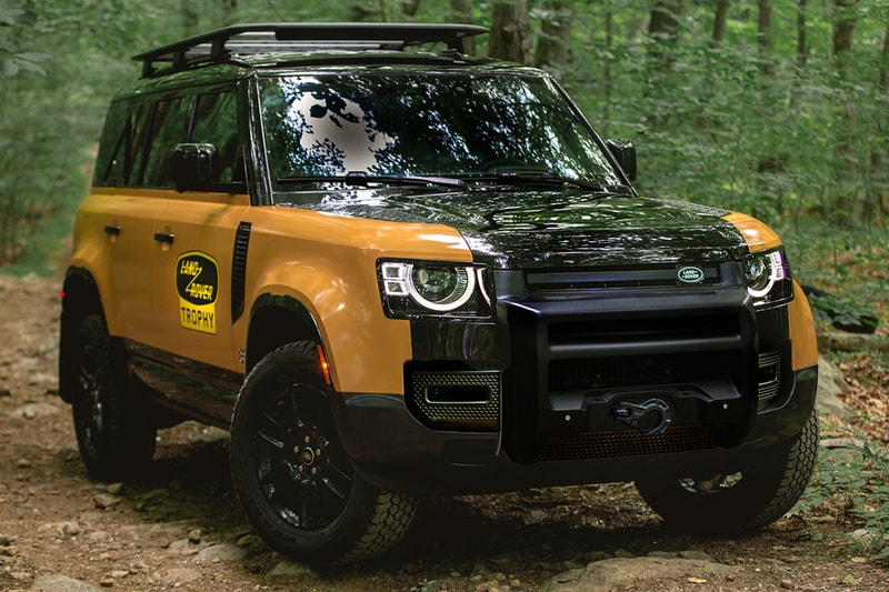 land rover defender 2022 camel trophy yellow edition north america market exclusive 