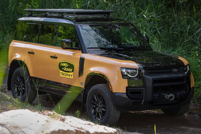 land rover defender 2022 camel trophy yellow edition north america market exclusive 