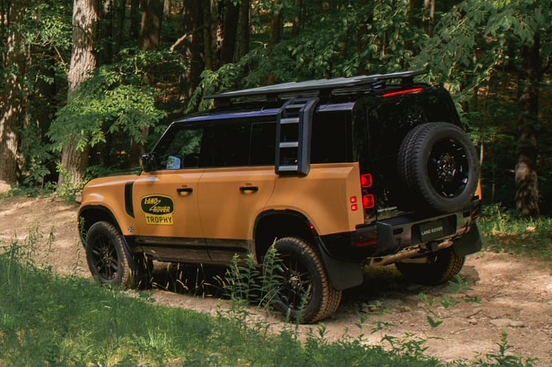 land rover defender 2022 camel trophy yellow edition north america market exclusive