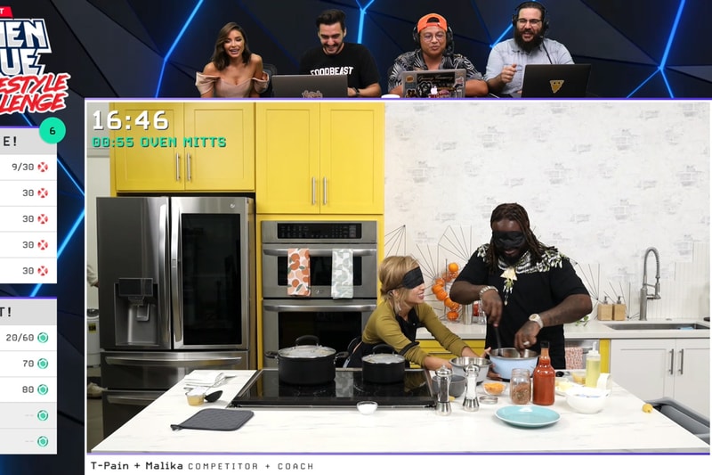 LG celebrity cookoff first-ever celebrity cooking battle LG InstaView® Malika Lim and Chef Leon foodbeasts kitchen series twitch cook off InstaView glass panels Air Fry and Air Sous Vide cooking technology slow-melting Craft Ice™ interactivity user engagement dj khaled megan fox gavel and an extra-long gabber sabotages protections episode two home appliance activation cooking technologies All I Do Is Win Citrus & Bourbon cocktail Air Sous Vide Bone-in Ribeye with Umami Garlic Butter Ary Fried Puff Pastries Topped with Scallops & Bacon Olivia's Air Sous Vide Banana Custard Can I mix you a drink