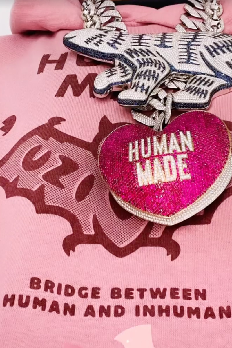 Human Made x Lil Uzi Vert L/S T-Shirt Pink