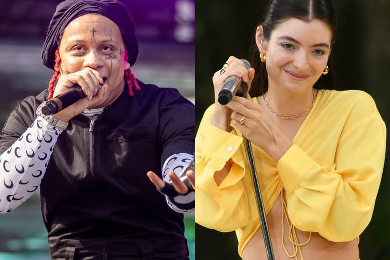 Lorde solar power Trippie Redd trip at knight Billboard 200 Projections