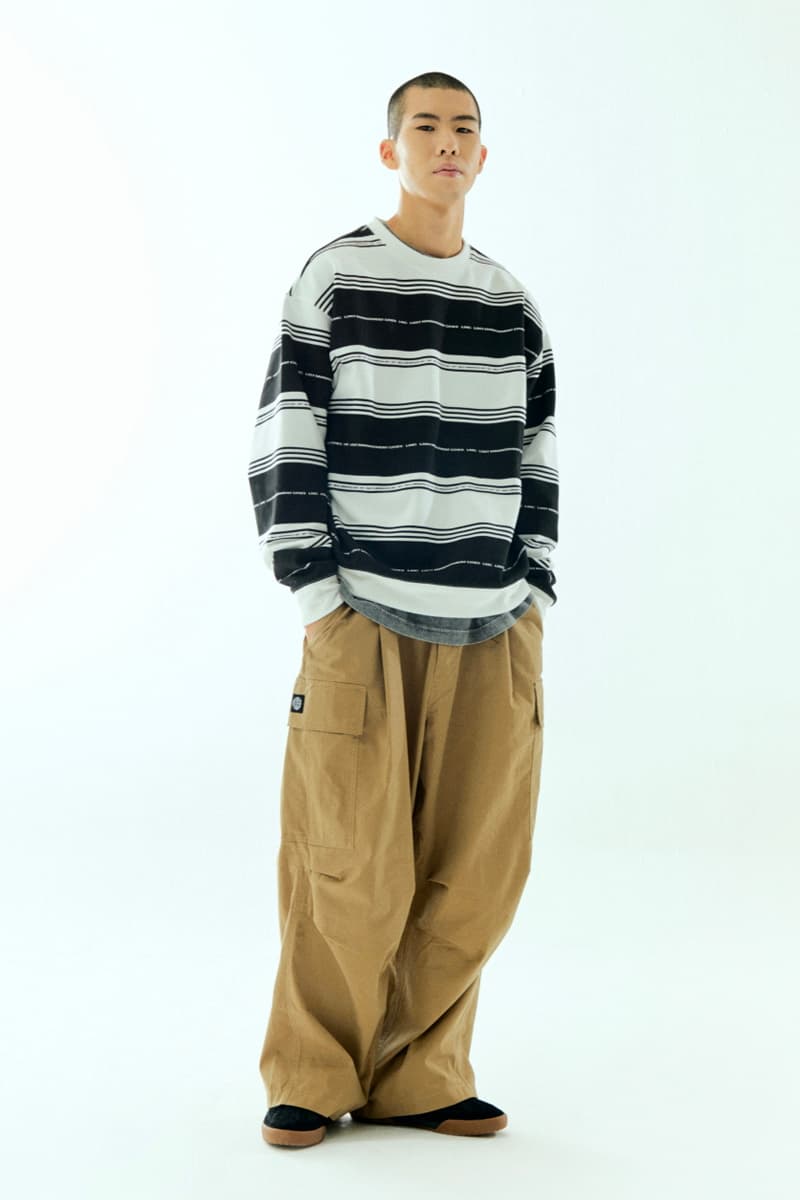 Fall winter 2021 FW21 LMC Lost Management Cities vintage sun fade colorful stadium jacket military fishtail parka shirt jackets knit cardigans active gear ecofriendly cotton release info