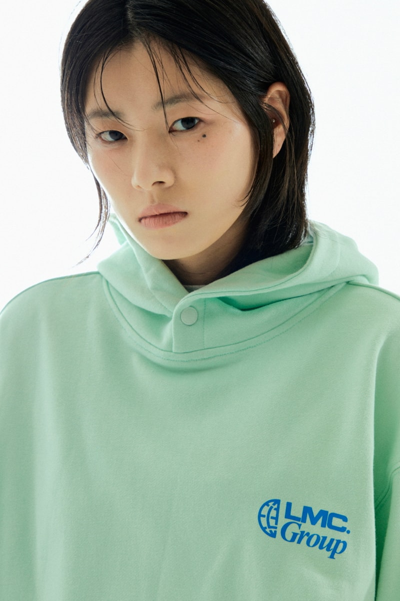 Fall winter 2021 FW21 LMC Lost Management Cities vintage sun fade colorful stadium jacket military fishtail parka shirt jackets knit cardigans active gear ecofriendly cotton release info