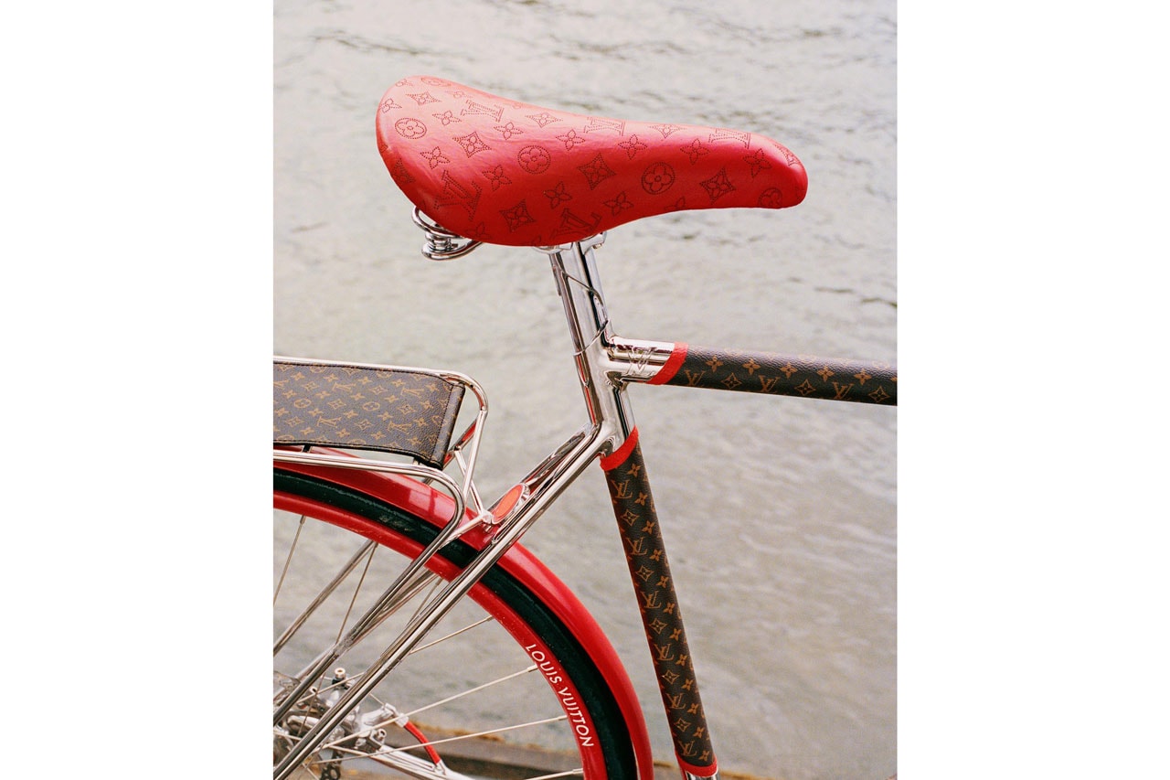 Louis Vuitton Enlists Maison TAMBOITE For a Monogram-Embossed Bicycle Collection collaboration release price info