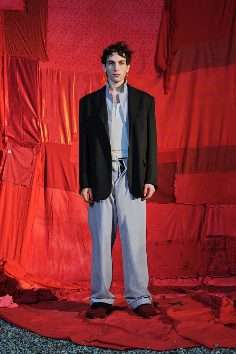 Luca Magliano Fall Winter 2021 FW21 Collection Debut Lookbook Italian Menswear Designer LGBTQIA+ Queer Fashion Slam Jam