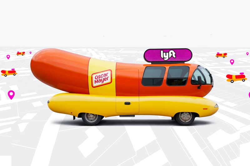 Lyft Oscar Mayer Wienermobile Free Ride Lyft XL New York Chicago Log Angeles Atlanta
