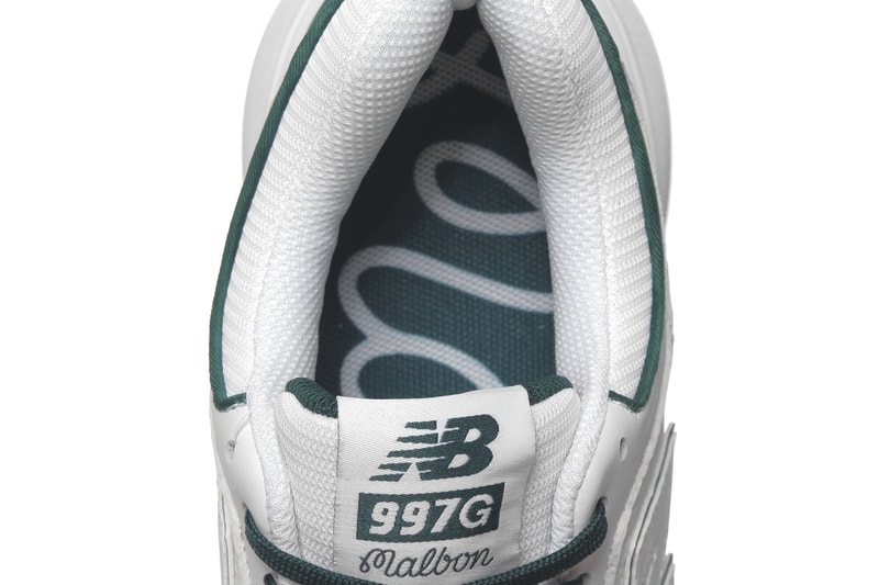 malbon golf new balance 997g white green gum hypegolf stockx official release date info photos price store list buying guide