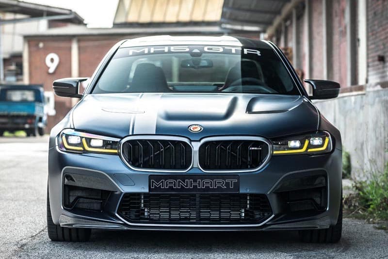 MANHART MH5 GTR BMW M5 CS 1/1 Limited Edition Tuned Four Door Supercar Saloon Lightweight Carbon Fiber Custom Build Bi-Turbo V8 Competition Sport