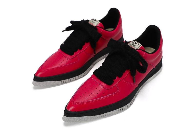 Mihara Yasuhiro Spring/Summer 2022 Pointed Sneaker Nike Air Force 1 White Black Japanese Designer Avant Garde Womens Unisex Pumps Sneakers Shoes Trainers Release Information Drop Date Closer Look