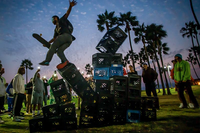 milk crate challenge banned from TikTok news viral social media challenge