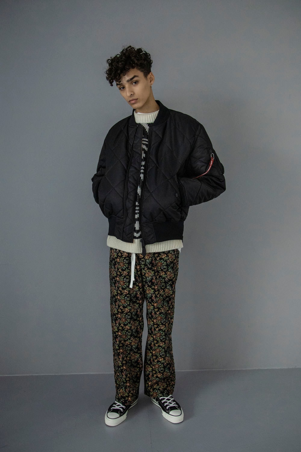 monkey time wrangler skookum champion discus alpha industries collection capsule japan bomber varsity jacket floral pants flare bottoms vests united arrows fw21 fall winter release info