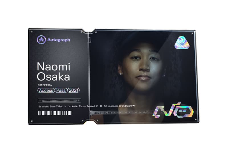 Naomi Osaka Drops Her Own 'Preseason Access' NFTs Autograph Tom Brady release info