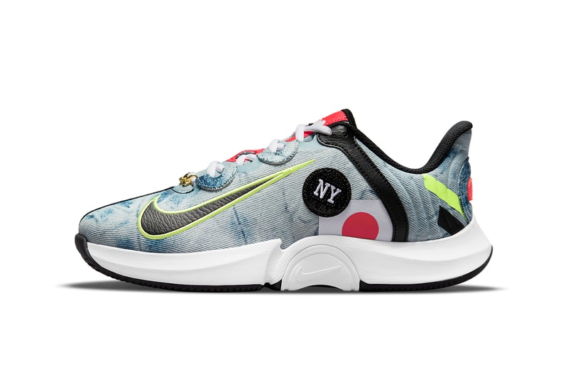 naomi osaka nikecourt tennis us open air zoom gp turbo andre agassi denim patches white bright crimson light lemon twist black DC9164 100 official release date info photos price store list buying guide