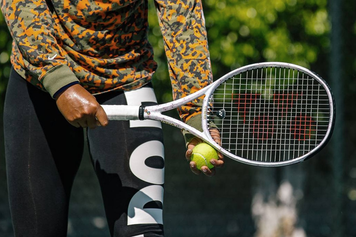 Naomi Osaka Takashi Murakami Yonex Tennis Racket co-desgined cherry blossom racquet collaboration u.s. open us new york 