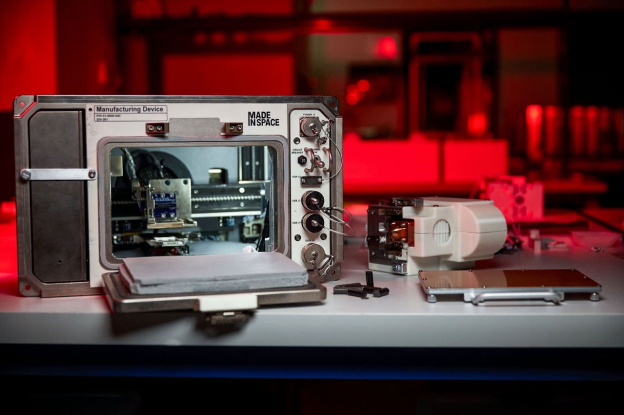 NASA Tests 3D Moon Dust Printer on the International Space Station Redwire Regolith Print