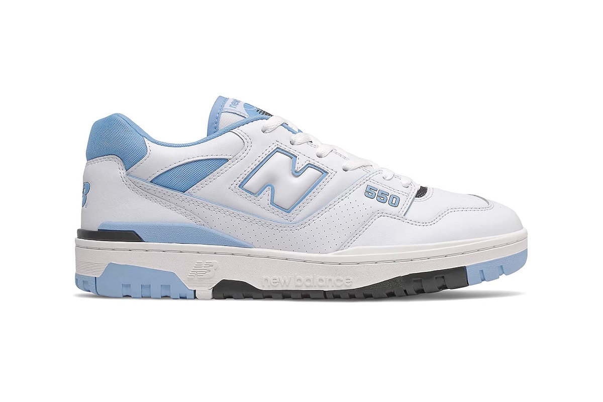 New Balance Pastel Blue/White 550 BB550HL1 Release Info Collegiate Colorway