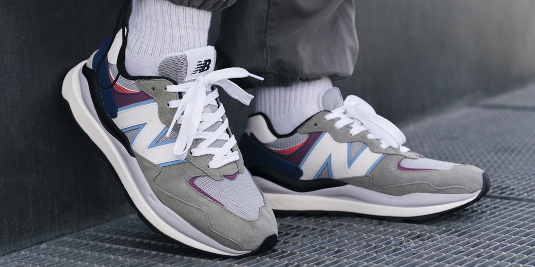 NEW BALANCE | Men\'s 5740 Incubation Pack Sneaker in Grey Pink Zing | 9 A50 New Balance 57/40  main image 2