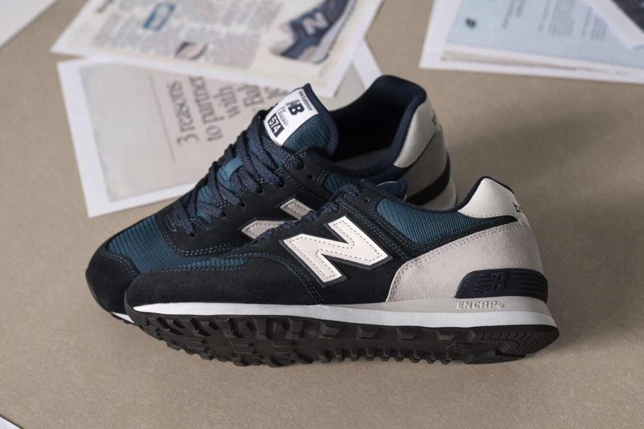 New Balance 574 grey navy white release details history class buy cop purchase atmos ML574BA2 ML574BD2 ML574BH2