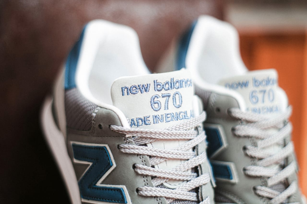 New Balance 670 Made in the UK Gray 