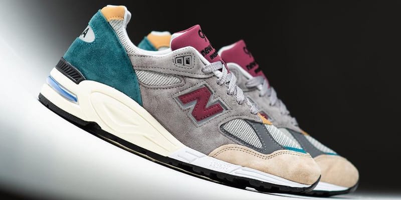 new balance 990 green blue