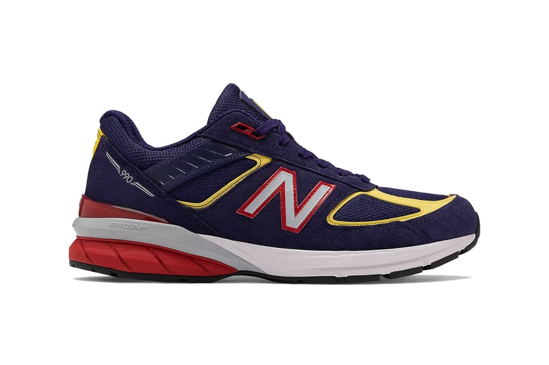 new balance 990v5 made in usa virtual violet purple first light yellow red white gray M990GA5 official release date info photos price store list buying guide