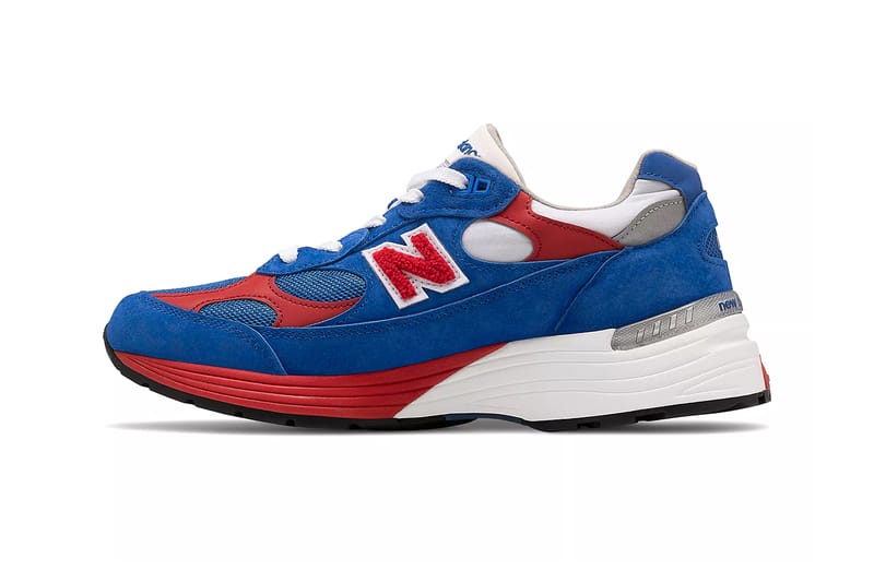 new balance 992 red white blue