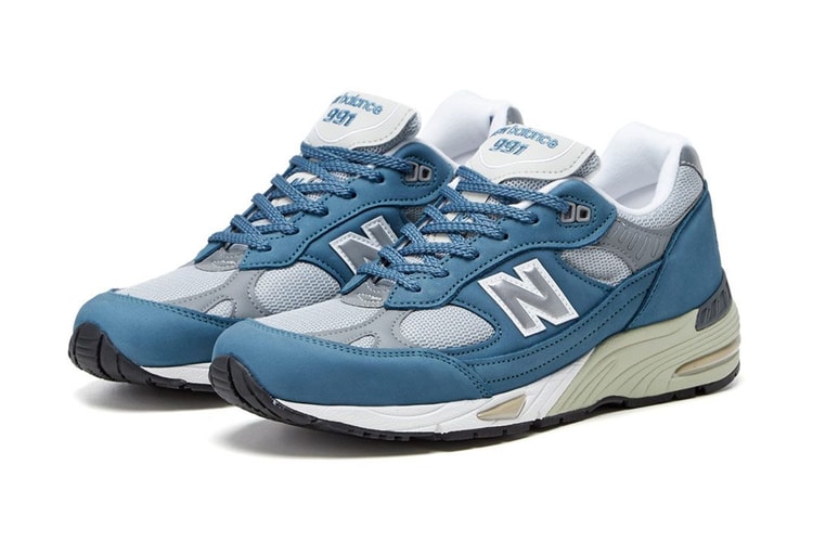 New Balance Douses Its 991 In Crisp Shades of “Blue/Grey”