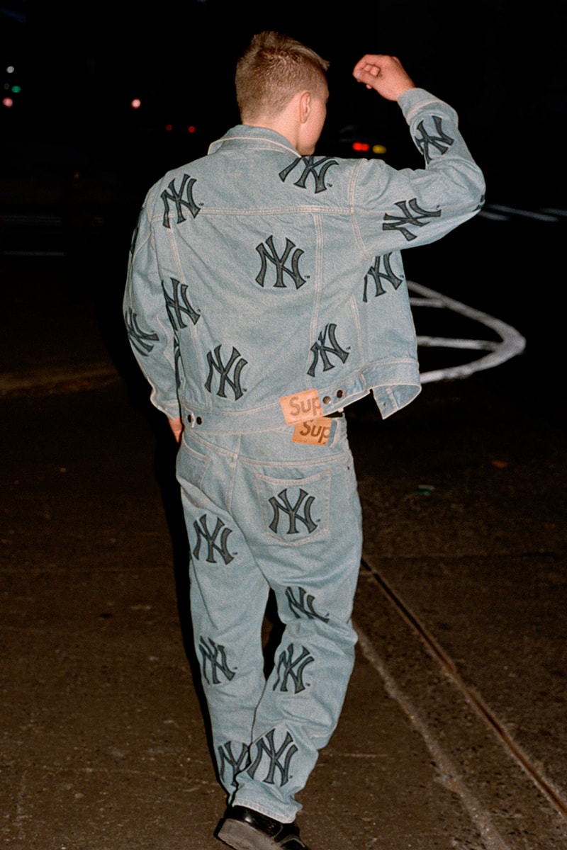 New York Yankees Supreme Fall 2021 Collaboration Release Info Date Buy MLB