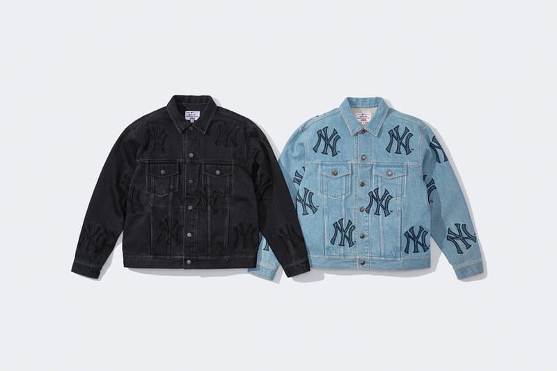 New York Yankees Supreme Fall 2021 Collaboration Release Info Date Buy MLB