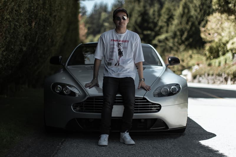 Nick Cheung of SNEAKERBOX's Aston Martin V8 Vantage S Digital Lead Daily Driver DRIVERS HYPEBEAST Car Club