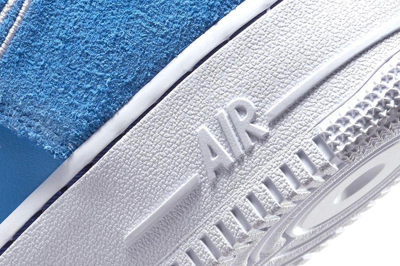 Nike Air Force 1 First Use university blue white deep royal blue leather suede swoosh june 18 1971 release information images