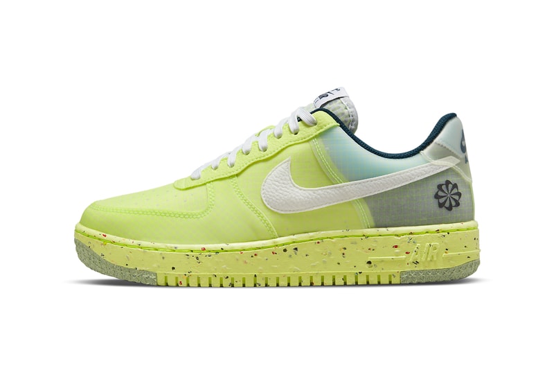 nike sportswear air force 1 low crater light lemon twist armory navy white DH2521 700 official release date info photos price store list buying guide