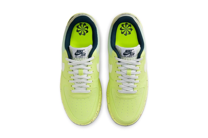 nike sportswear air force 1 low crater light lemon twist armory navy white DH2521 700 official release date info photos price store list buying guide