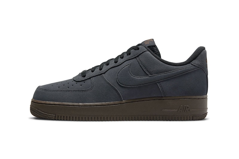 Nike Unveils Suede Air Force 1 Lows In "Off Noir" DO6730-001 dark chocolate-white nike air force 1 summit white fuzzy suede uppers winter footwear sneakers