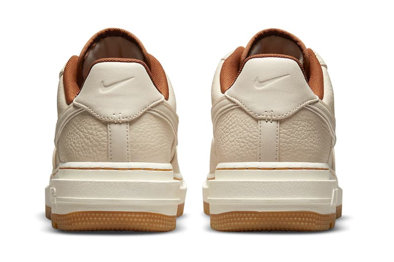 Nike Air Force 1 Luxe Drops in a Pecan Colorway DB4109-200 september pearl white pale ivory pecan gum yellow footwear sneakers nike af1 low